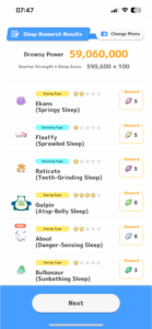 Pokémon Sleep Session 211