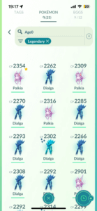 Dialga & Palkia Raids in Pokémon Go