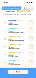 Pokémon Sleep Session 230