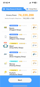 Pokémon Sleep Session 239