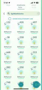 Pokémon Go Community Day – Bellsprout 20/4-2024