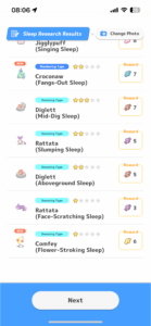 Pokémon Sleep Session 281