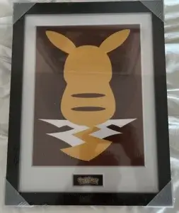 Pokémon - Framed print "Pikachu Silhouette 25"